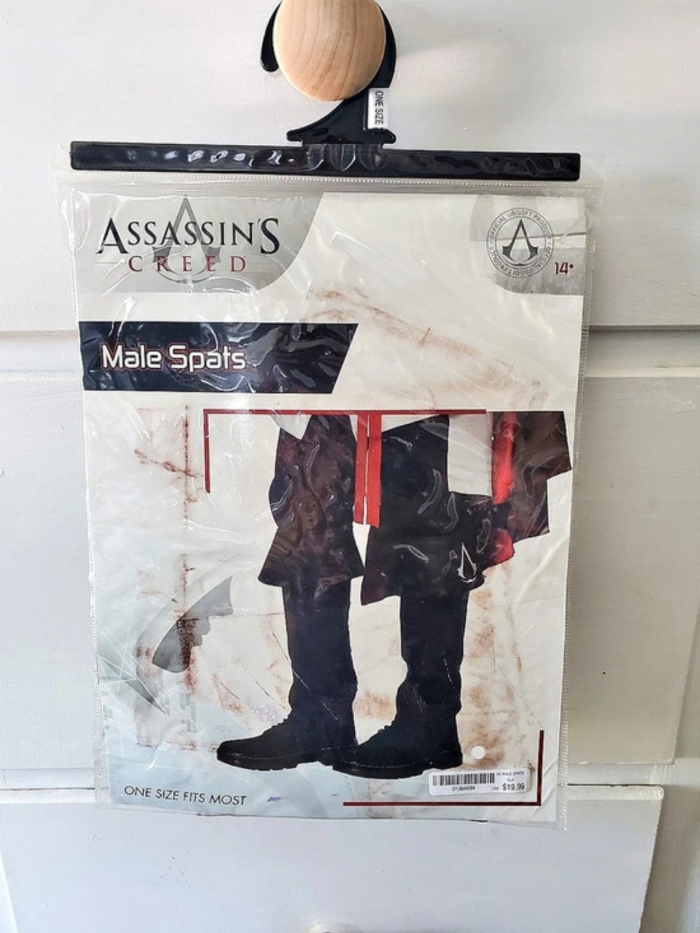Assassin's Creed Male Spats Black & Red